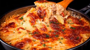 Просто Нарежьте и Залейте! Гениальный Рецепт из Курицы, Грибов и Овощей