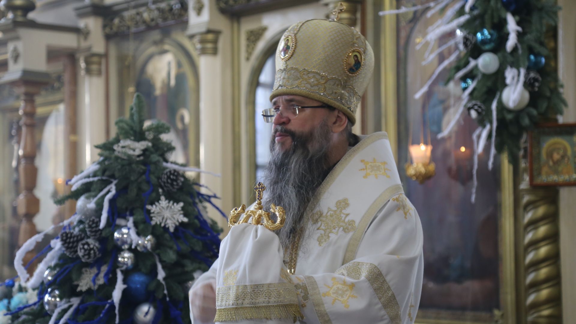 Проповедь архиепископа Варлаама в Крещенский сочельник смотреть онлайн