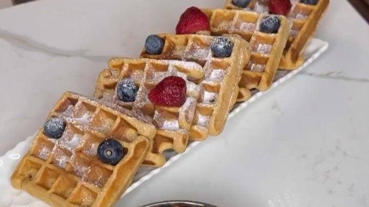 Венские карамельные ВАФЛИ...🧇🍓😋