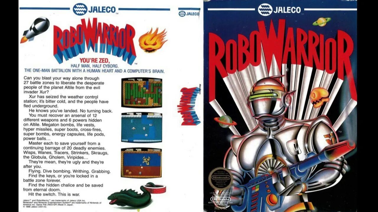 RoboWarrior (NES) смотреть онлайн