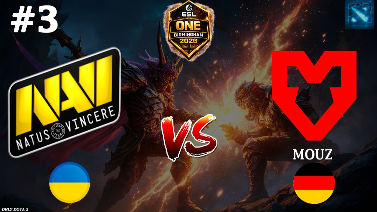 КАК ЖЕ ОНИ ХОРОШИ, ТОПЧИК КАРТА! | NaVi vs Mouz #3 (BO3) ESL One Birmingham 2026 смотреть онлайн