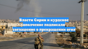 Власти Сирии и курдское ополчение подписали соглашение о прекращении огня