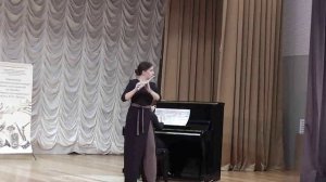 Ульяна Буракова (15 лет)Дж. Энеску "Кантабиле и престо" для флейты и фортепиано