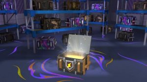 Открытие кибер контейнеров в Tanks Blitz