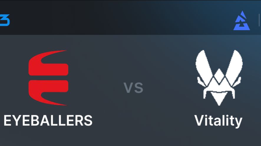 Vitality vs Eyeballers (BO3) раунд 1 смотреть онлайн