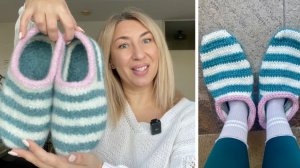 Сваляла тапочки впервые! DROPS Snow - что получилось?