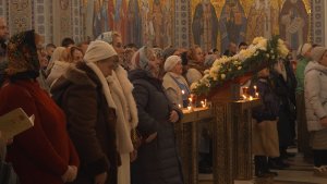 В Севастополе в Свято-Владимирском соборе прошла Божественная литургия и чин Великого освящения воды