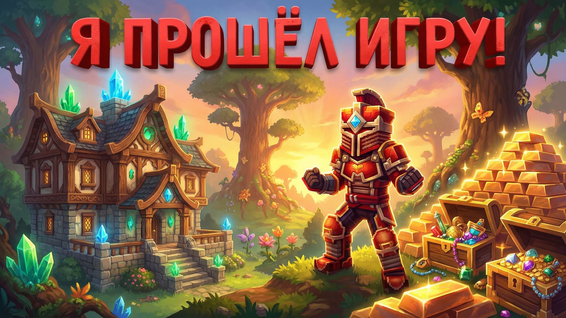 Я ПРОШЁЛ ИГРУ! У МЕНЯ АДАМАНТИЕВЫЙ СЕТ, ВИДЕЛ НОВЫЕ МИРЫ, БАГИ, ЭТО ЧЕСТНЫЙ ОБЗОР 6 ХАЙТЕЙЛ: hytale смотреть онлайн