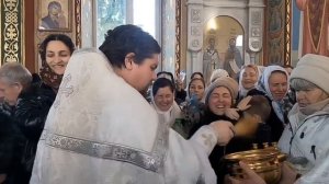 Чин Великого освящения воды в Свято-Вознесенском храме