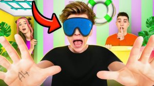 ВЛАДА4 - ЭКСТРЕМАЛЬНЫЕ Прятки с Закрытыми Глазами !