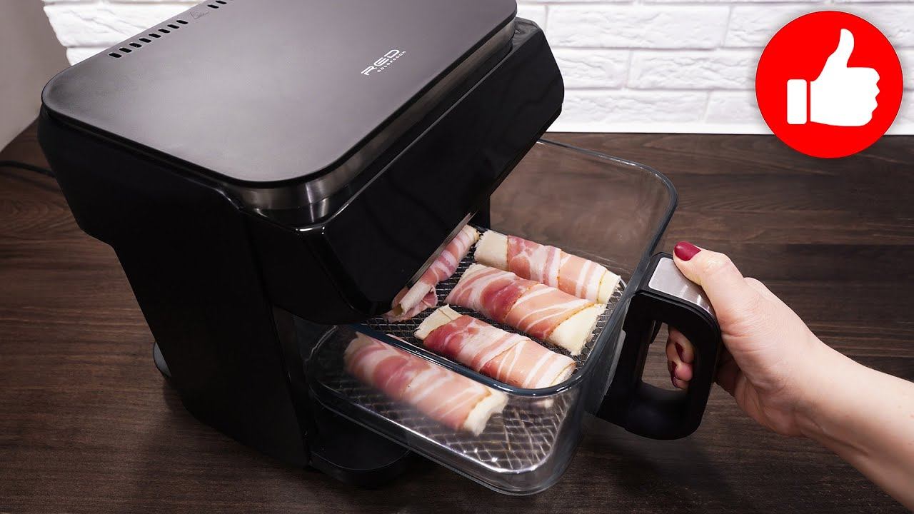 Начинка - улёт! Обожаю закуски-пятиминутки! Рулетики с сыром и беконом в аэрогриле! смотреть онлайн