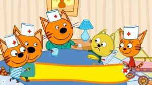 Три Кота Мультфильм Больница для котят