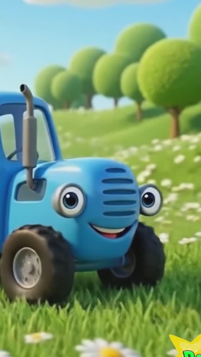 Синий Трактор едет по полям - Насекомые - Песенки и Мультики для Детей смотреть онлайн