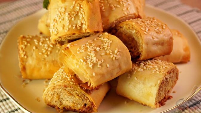 ХРУСТЯЩЕЕ ПЕЧЕНЬЕ-БАКЛАВА С ТАХИНИ смотреть онлайн