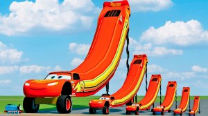 Молния Маквин против спуска! Мальчики и Девочки: кто круче?