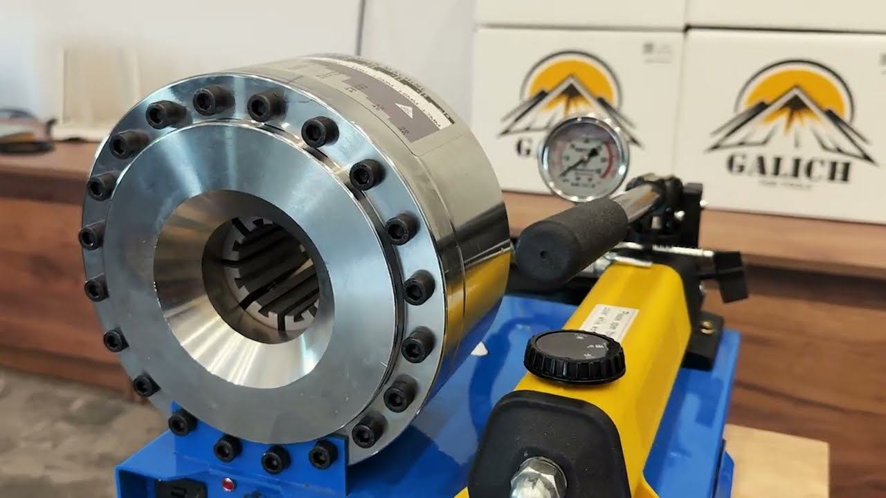 Как обжать РВД? GALICH MK-25 смотреть онлайн