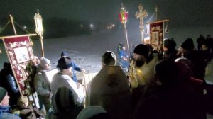 молебен, освящение Иордани 18.01.2026г п.Рощино
