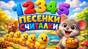 ПЕСЕНКИ СЧИТАЛКИ | УЧИМ ЦИФРЫ И ЖИВОТНЫХ ВМЕСТЕ