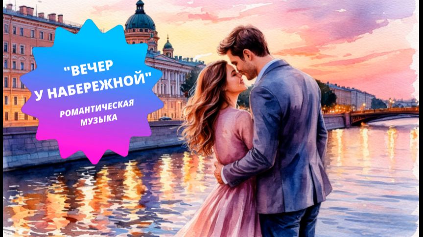 ВЕЧЕР у НАБЕРЕЖНОЙ. романтическая музыка смотреть онлайн
