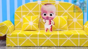 Малыш босс такой непослушный, маленький хомячок так устал, что засыпает