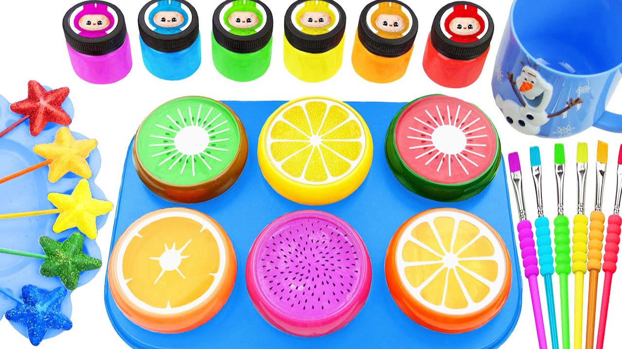 Мультики для малышей. Яркий слайм и яркие необычные игрушки. Смотреть онлайн мультики детям. смотреть онлайн