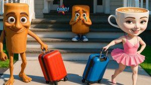 Сюрприз для Балерины Капучины и Тунг Тунг Сахура в доме бабушки.