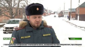 В селении Сурхахи произошел пожар в частном доме