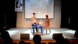 Sunrise Theatre Studio. Learn and Act-2014. At the shoe shop