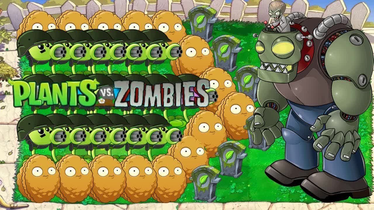 Зомби против растений! Plants vs Zombies ПвЗ PvZ Растения против Зомби смотреть онлайн