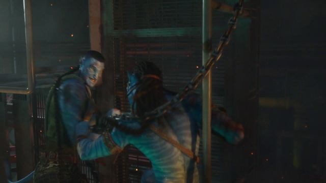 Аватар 2.Джейк убивает полковника.