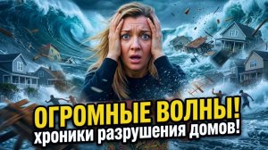 СОЧИ - ОГРОМНЫЕ ВОЛНЫ - ХРОНИКИ РАЗРУШЕНИЯ ДОМОВ В ВОЛКОНКЕ!