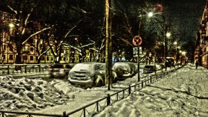 После праздников. Спальнве районы Питера.