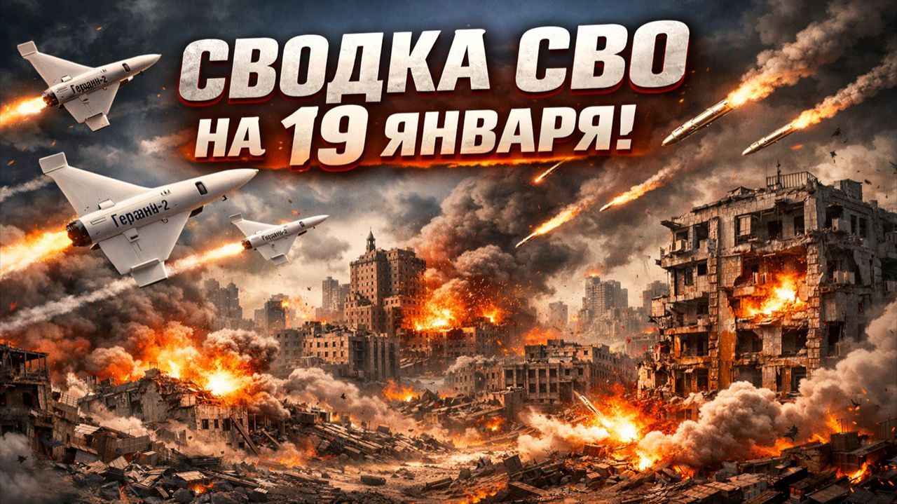 Сводка СВО на 19 января. Новости СВО. Война на Украине. Юрий Подоляка. Новости фронта 19.01.2026 смотреть онлайн