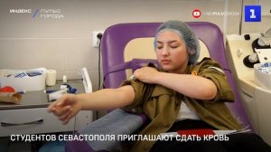 Студентов Севастополя приглашают сдать кровь