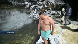 Одно из мест для крещенских купаний по традиции было организовано на реке Жане.