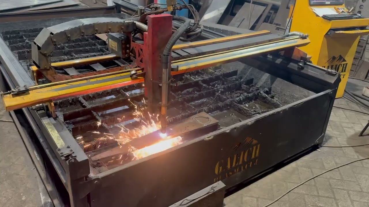 Резка металла плазменным станком ЧПУ GALICH 4-й год работы! смотреть онлайн