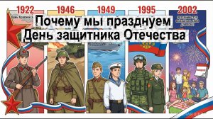 Мультфильм ПОЧЕМУ МЫ ПРАЗДНУЕМ ДЕНЬ ЗАЩИТНИКА ОТЕЧЕСТВА