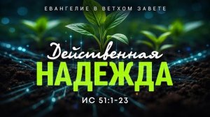 Исаия: 48. Действенная надежда | Ис. 51:1-23 || Алексей Коломийцев