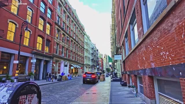 🗽 Нью-Йорк - прогулка по Принс-стрит в Хьюстон - Сохо Вест-Виллидж смотреть онлайн