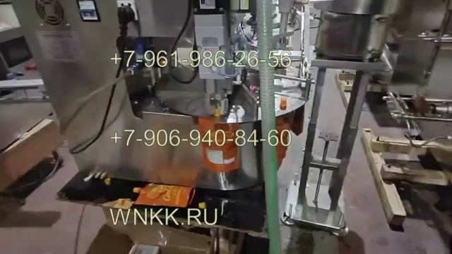 Машина для фасовки жидких и полужидких продуктов в Doypack пакеты WNK-985 смотреть онлайн