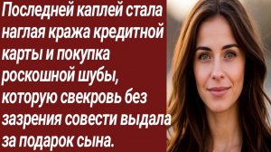 Истории для Вас/Последней каплей стала наглая кража кредитной карты/Жизненные истории/Аудиорассказ