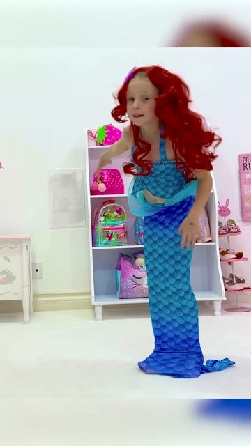 Nastya Like a Mermaid #shorts смотреть онлайн