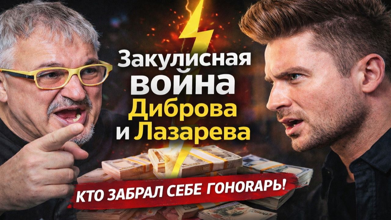 Закулисная война Диброва и Лазарева, кто на самом деле забрал себе гонорары!? Кого выбрал канал? смотреть онлайн