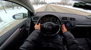 2011 Volkswagen Golf Mk6 1.6L POV TEST DRIVE