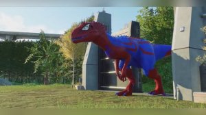 Тиранозавр Рэкс. Индоминус Рэес. Спинозавр. Карнотавр. Динозавры. Мультики про Динозавров.