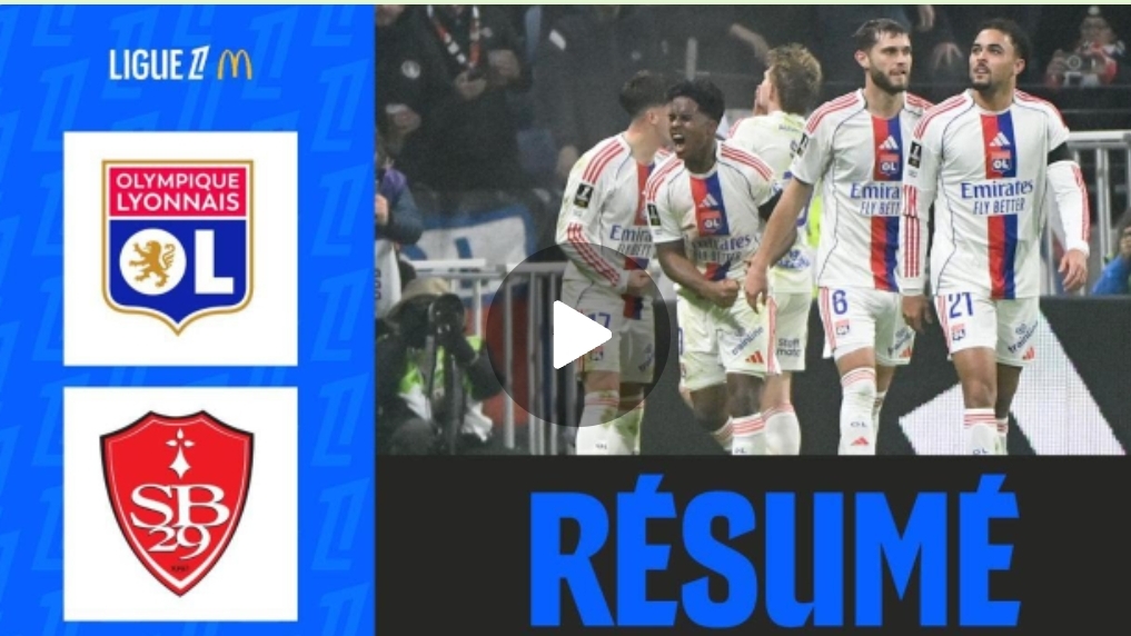 Лион – Брест. Лига 1. Обзор матча. Тур 18. смотреть онлайн