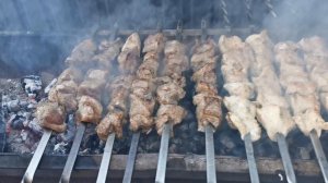 Январский шашлык из свинины и курицы 2026 года