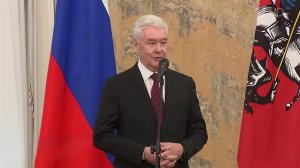 Мэр Сергей Собянин вручил премии города Москвы в области журналистики.