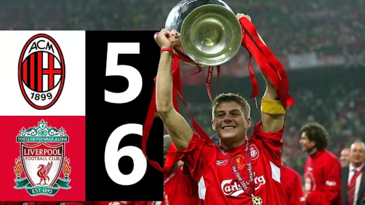 Ливерпуль — Милан 3:3, Лига чемпионов 04/05 смотреть онлайн