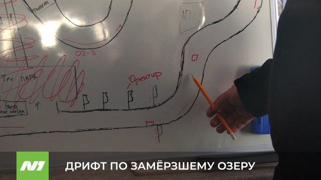 Соревнования по зимнему дрифту на турбазе. Нижневартовск смотреть онлайн